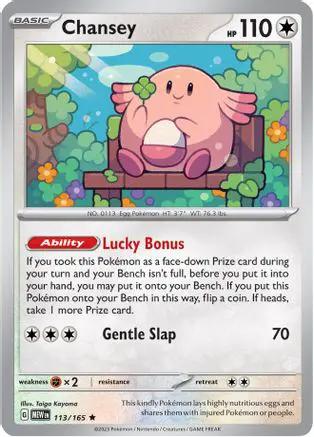 Chansey 113/165 - SV Scarlet & Violet 151 Reverse Holofoil