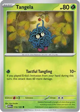 Tangela 114/165 - SV Scarlet & Violet 151 Reverse Holofoil