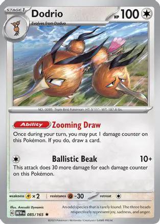 Dodrio 085/165 - SV Scarlet & Violet 151 Reverse Holofoil