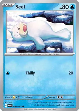 Seel 086/165 - SV Scarlet & Violet 151 Reverse Holofoil