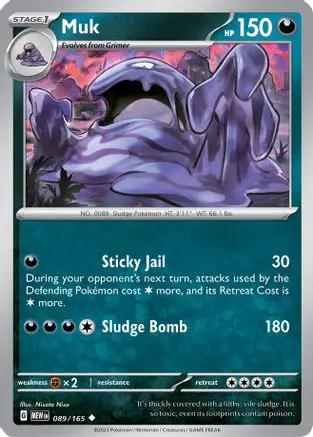 Muk 089/165 - SV Scarlet & Violet 151 Reverse Holofoil