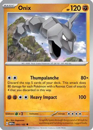 Onix 095/165 - SV Scarlet & Violet 151