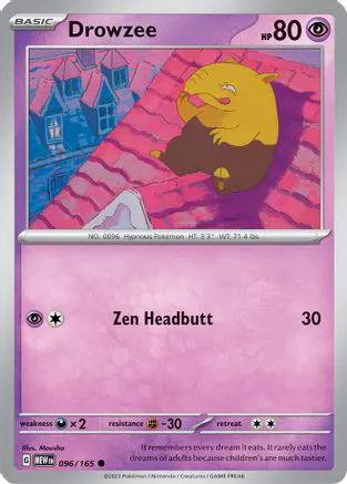 Drowzee 096/165 - SV Scarlet & Violet 151 Reverse Holofoil
