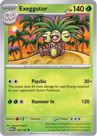 Exeggutor 103/165 - SV Scarlet & Violet 151 Reverse Holofoil