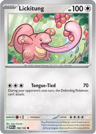 Lickitung 108/165 - SV Scarlet & Violet 151
