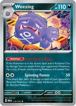 Weezing 110/165 - SV Scarlet & Violet 151 Holofoil