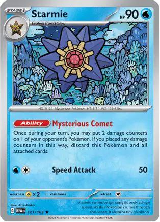 Starmie 121/165 - SV Scarlet & Violet 151 Reverse Holofoil