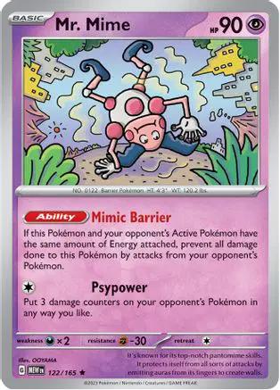 Mr. Mime 122/165 - SV Scarlet & Violet 151 Reverse Holofoil