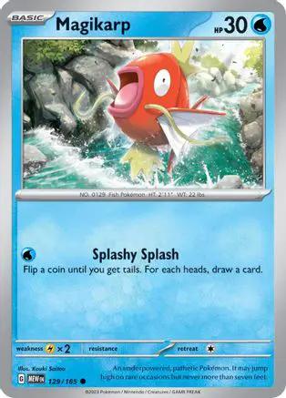 Magikarp 129/165 - SV Scarlet & Violet 151 Reverse Holofoil