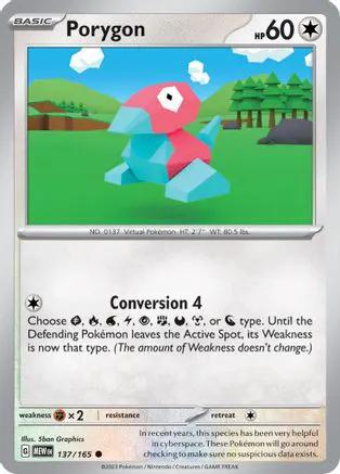 Porygon 137/165 - SV Scarlet & Violet 151
