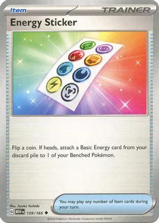 Energy Sticker 159/165 - SV Scarlet & Violet 151 Reverse Holofoil