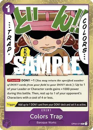 Colors Trap (OP04-074) - Kingdoms of Intrigue Foil