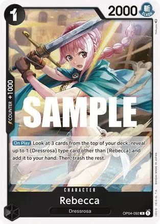 Rebecca (092) (OP04-092) - Kingdoms of Intrigue Foil