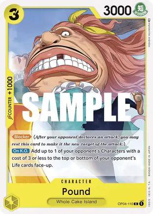 Pound (OP04-110) - Kingdoms of Intrigue
