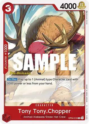 Tony Tony.Chopper (OP04-010) - Kingdoms of Intrigue Pre-Release Cards