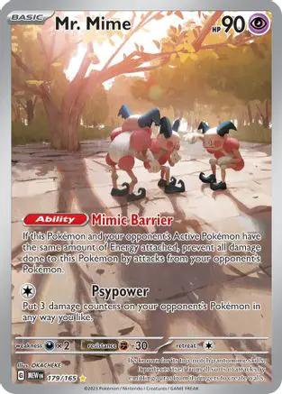 Mr. Mime 179/165 - SV Scarlet & Violet 151 Holofoil