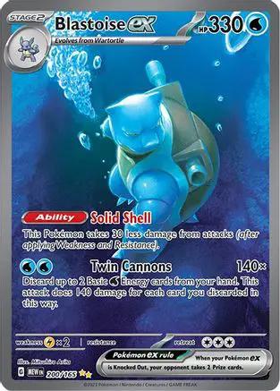 Blastoise ex 200/165 - SV Scarlet & Violet 151 Holofoil