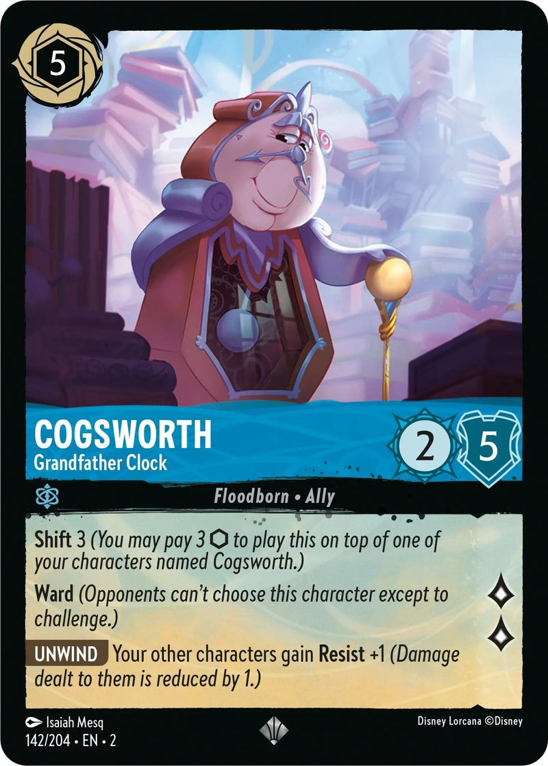 Cogsworth - Grandfather Clock (142/204) - Rise of the Floodborn Cold Foil