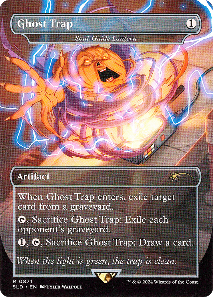 Soul-Guide Lantern (SLD-871) - Secret Lair Drop / Ghost Trap (Borderless)