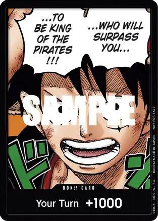 DON!! Card (Monkey.D.Luffy) (1st Anniversary DON!! Card Pack) - One Piece Promotion Cards