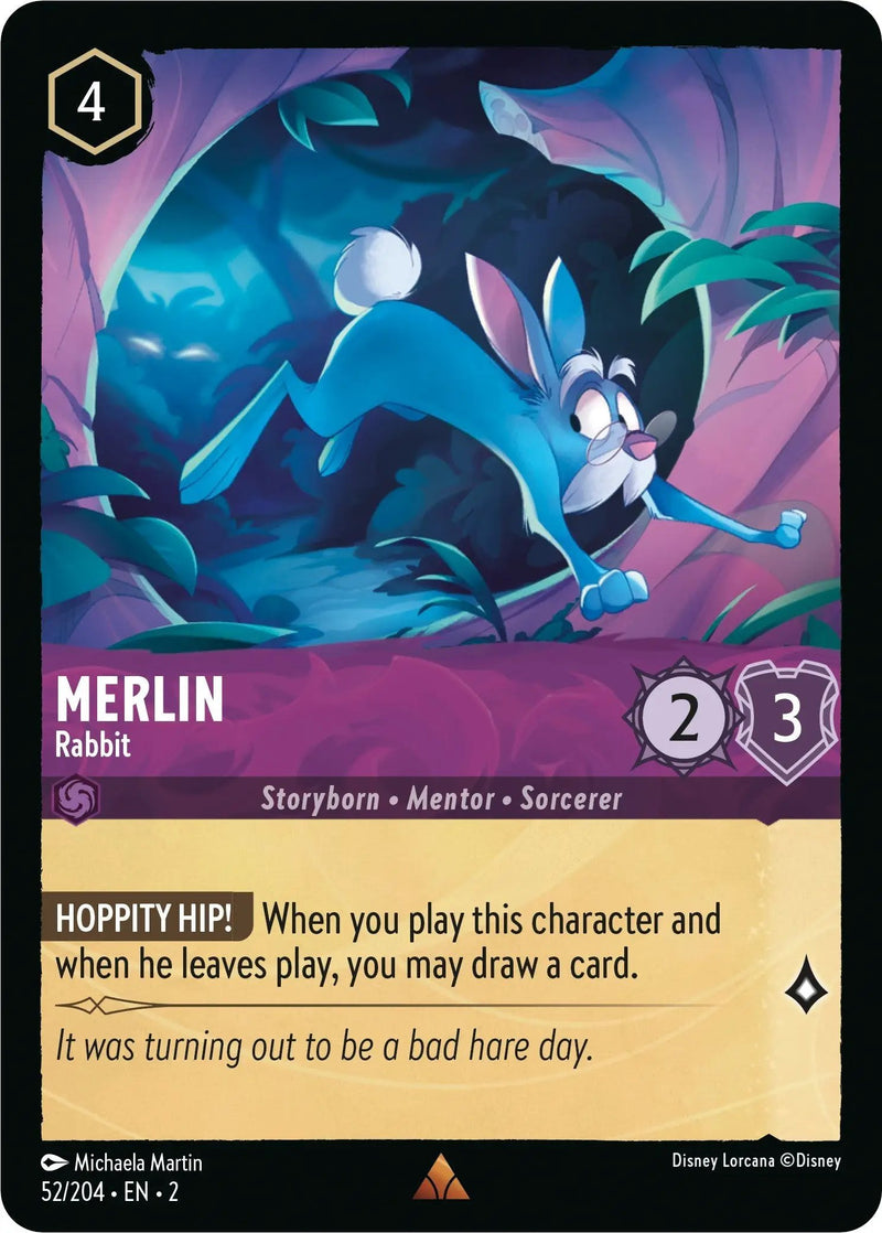 Merlin - Rabbit (52/204) - Rise of the Floodborn Cold Foil