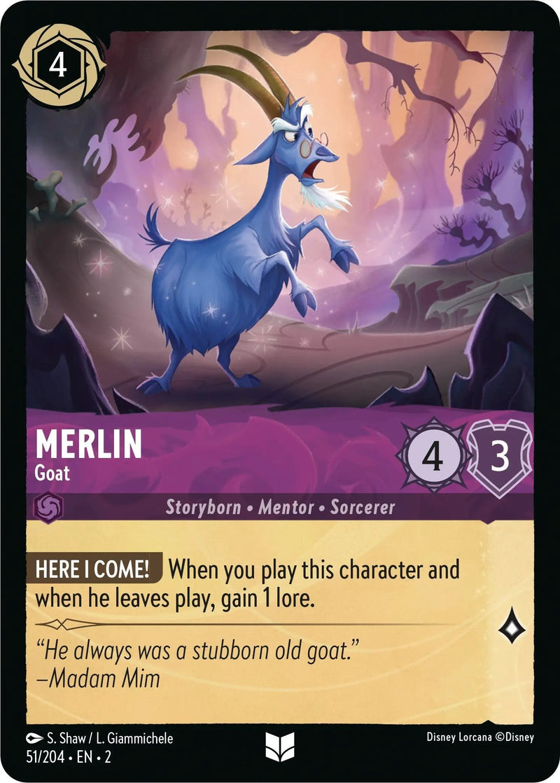 Merlin - Goat (51/204) - Rise of the Floodborn Cold Foil