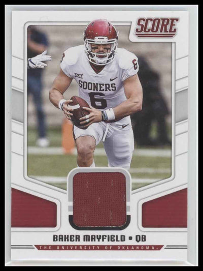 2018 Score Collegiate Jerseys Baker Mayfield #3