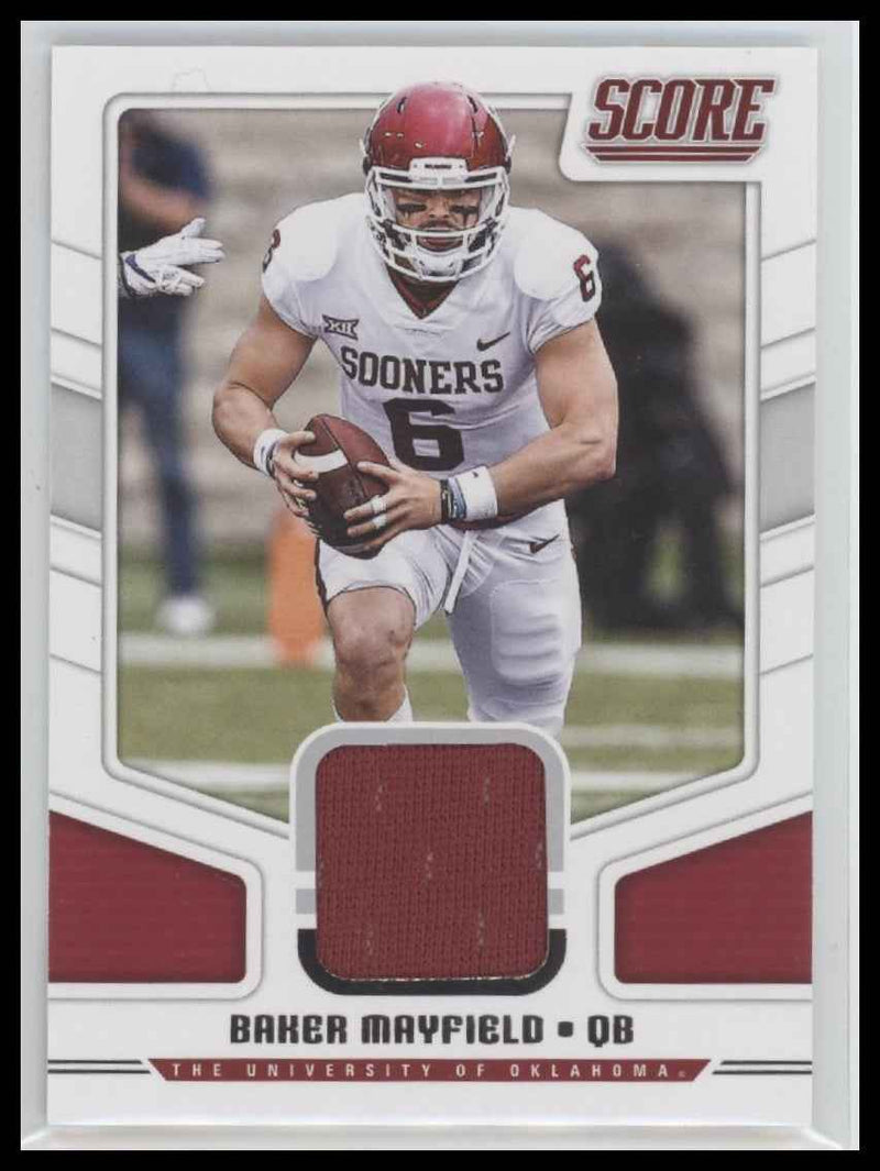 2018 Score Collegiate Jerseys Baker Mayfield #3
