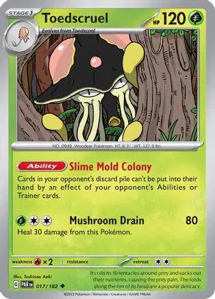 Toedscruel 017/182 - SV04 Paradox Rift Reverse Holofoil