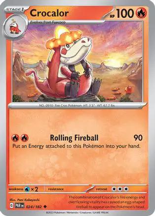 Crocalor 024/182 - SV04 Paradox Rift Reverse Holofoil