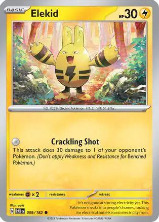 Elekid 059/182 - SV04 Paradox Rift Reverse Holofoil