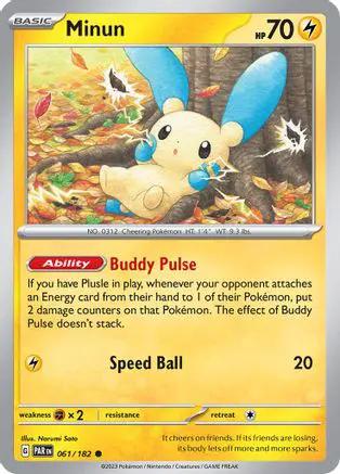Minun 061/182 - SV04 Paradox Rift