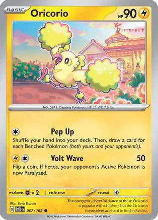 Oricorio 067/182 - SV04 Paradox Rift Reverse Holofoil