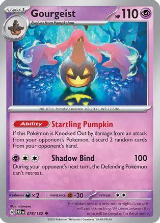 Gourgeist 078/182 - SV04 Paradox Rift Reverse Holofoil