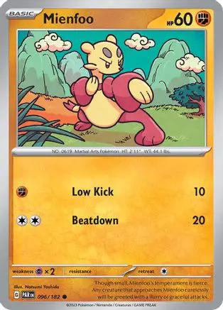 Mienfoo 096/182 - SV04 Paradox Rift Reverse Holofoil