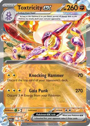 Toxtricity ex 100/182 - SV04 Paradox Rift Holofoil