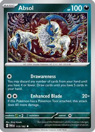 Absol 113/182 - SV04 Paradox Rift Reverse Holofoil