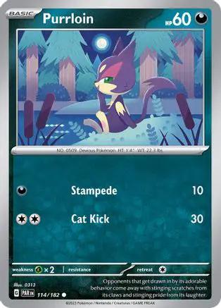 Purrloin 114/182 - SV04 Paradox Rift Reverse Holofoil