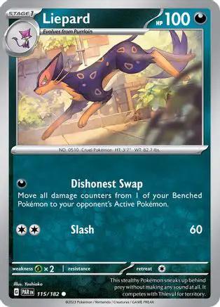 Liepard 115/182 - SV04 Paradox Rift Reverse Holofoil