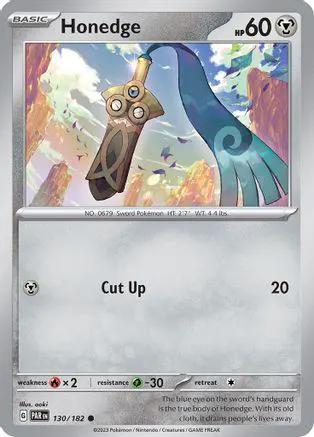 Honedge 130/182 - SV04 Paradox Rift Reverse Holofoil