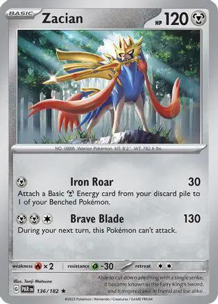 Zacian 136/182 - SV04 Paradox Rift Reverse Holofoil