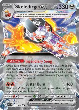 Skeledirge ex 137/182 - SV04 Paradox Rift Holofoil