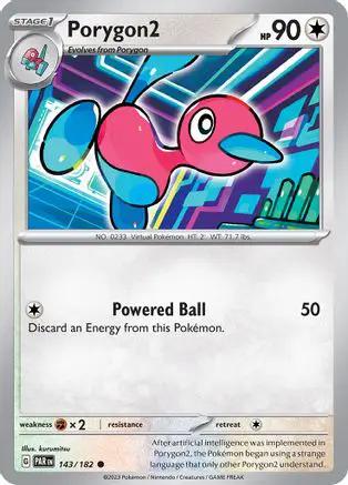 Porygon2 143/182 - SV04 Paradox Rift Reverse Holofoil