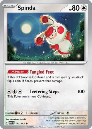 Spinda 151/182 - SV04 Paradox Rift Reverse Holofoil