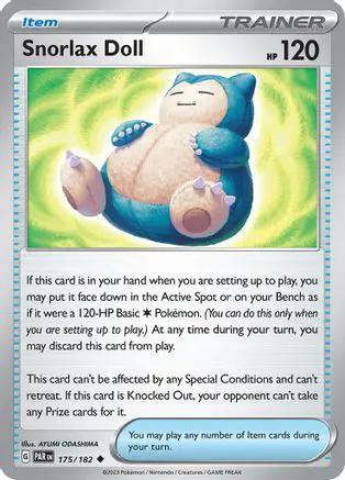 Snorlax Doll 175/182 - SV04 Paradox Rift Reverse Holofoil