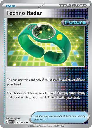 Techno Radar 180/182 - SV04 Paradox Rift Reverse Holofoil