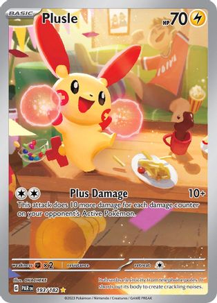 Plusle 193/182 - SV04 Paradox Rift Holofoil