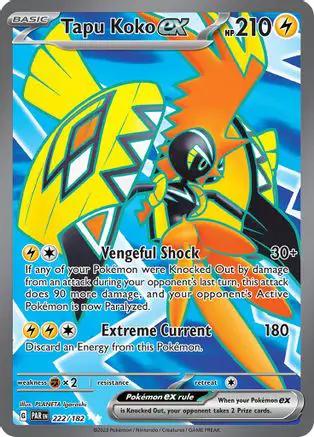 Tapu Koko ex 222/182 - SV04 Paradox Rift Holofoil