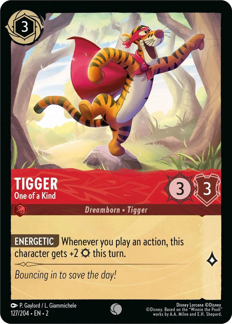 Tigger - One of a Kind (127/204) - Rise of the Floodborn Cold Foil