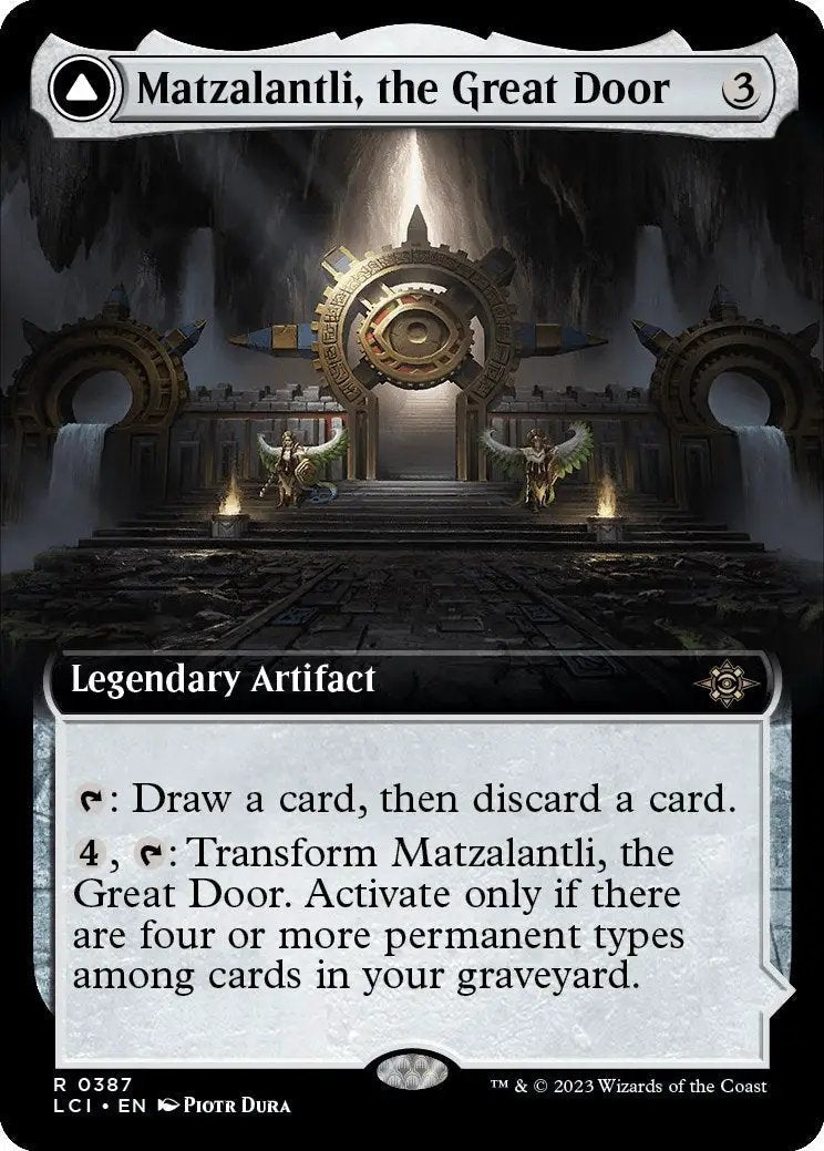 Matzalantli, the Great Door // The Core (LCI-387) - The Lost Caverns of Ixalan: (Extended Art) Foil